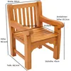 DEGAMO Gartensessel Gartenstuhl COVENTRY, Eukalyptus Holz Produktbild-Vorschau 7