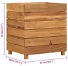 vidaXL Hochbeet 50x40x55 cm Teak Altholz und Stahl Produktbild-Vorschau 7