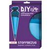 The image shows the packaging for a DIY fabric school cone kit. Produktbild-Vorschau