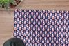 MuchoWow® Mauspad Mousepad Muster - Vintage - Blau - Rot Produktbild-Vorschau 2