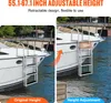 A comparison of a boat ladder at its original height and adjusted height. Náhled obrázku produktu