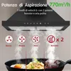 LEVIVO A+++ cofano aspirante 60cm ricircolo e scarico Anteprima dell’immagine prodotto 2