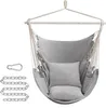 SONGMICS Hängesessel mit 2 Kissen, Metallkette, bis 150 kg Produktbild-Vorschau 1