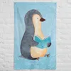 Mr. & Mrs. Panda Wandbild Pinguin Buch - Eisblau - Produktbild-Vorschau 5