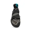Kletterschuh "Reflex VS" von Scarpa in Schwarz mit blauen Akzenten und Klettverschluss. Produktbild-Vorschau