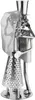 A metal sculpture of a wedding couple, likely a tea infuser or decorative item. Anteprima dell’immagine prodotto