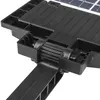 A close-up view of the mounting bracket and solar panel of an outdoor light fixture. Produktbild-Vorschau