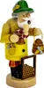 Kaladia Räucherfigur - Imker - traditionelle Holzdekoration Produktbild-Vorschau 1