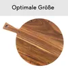 Hanseküche Pizzateller Holz – Rundes Pizzabrett aus Produktbild-Vorschau 4