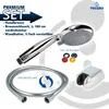 tecuro Wannenset ew-easy-100 - mit 5 Funktionen Handbrause, Produktbild-Vorschau 3