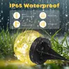 LQWELL Solar Bodenleuchte für Garten, Solar Gartenleuchte Produktbild-Vorschau 3