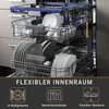 KKT KOLBE 60 cm Geschirrspüler Spülmaschine Schwarz Silber Produktbild-Vorschau 2