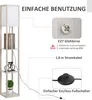 Stojací lampa HOMCOM s 3 policemi, E27 do 40 W, E1-MDF, dub Náhled obrázku produktu 5