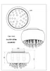 Globo Lighting stropné svietidlo kovové pochrómované, 5x Náhľad obrázku produktu 8