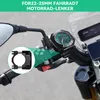 Motorrad Uhr Lenker Aluminium Quarz – 22-28mm, wasserdicht, Produktbild-Vorschau 3