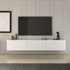 Skye Decor, West - White, TV-Schränke, Weiß, 150 x 30 x 32 Produktbild-Vorschau 1