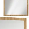 A close-up view of two mirrors with wooden frames, stacked vertically. Náhľad obrázku produktu