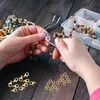 200 Stück Karabinerverschluss Gold, 12mm Produktbild-Vorschau 5