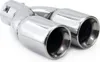AMiO 01308 Auspuffblende Endrohr Blende Ø61mm Ø74(x2)mm Produktbild-Vorschau 1