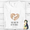 Mr. & Mrs. Panda Kleinkinder T-Shirt Otter Herz 9-11 Jahre Produktbild-Vorschau 2