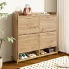 okwish Moderner Schuhschrank mit Klapptüren,Holzoptik mit Produktbild-Vorschau 4