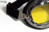Motorradbrille Fliegerbrille Chopper Biker schwarz mit gelb Produktbild-Vorschau 3