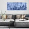 DEQORI Hybrid Leinwand Bild 150x60 cm 'Winterwald in Weiß' Produktbild-Vorschau 3
