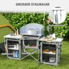 Outsunny Campingküche klappbar, Outdoor Küche mit Produktbild-Vorschau 4