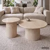 home24 Couchtisch - 2er-Set - Travertin Stein Nachbildung Produktbild-Vorschau 2
