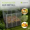 Juskys Metall Komposter 450 L, stabil, wetterfest & Produktbild-Vorschau 3