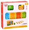 Sortownik edukacyjny Toyy Toy Drewniane Centrum Recyklingu Podgląd zdjęcia produktu 10