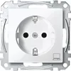 Merten MEG2350-0319 Steckdose CEE 7/3 Weiß (MEG2350-0319) Produktbild-Vorschau 1