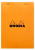Rhodia N°16, Einfarbig, Orange, A5, 80 Blätter, 80 g/m², Produktbild-Vorschau 1