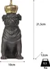 Moritz Deko-Figur Mops Hunde-König mit Krone sitz aus Produktbild-Vorschau 3