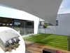 Atmungsaktives Sonnensegel Grau 5 x 5 x 5 m Produktbild-Vorschau 7