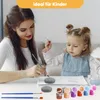 Steine zum Bemalen DIY Set mit 10+2 Steine | Bastelset Produktbild-Vorschau 7