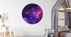 Sticker rond KOSMOS étoiles brouillard autocollant Motif Voir les images du produit 4