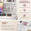 ProximaX Multifunktionaler Schminktisch mit Glasplatte, Produktbild-Vorschau 4