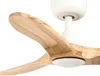 ROWIND Deckenventilator weiß/Eiche ohne Licht Ø90 wifi Produktbild-Vorschau 3