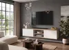 Fernsehschrank TV-Lowboard KING HÄNGEND Sonoma Eiche/Weiß Produktbild-Vorschau 2