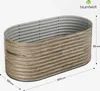 Blumfeldt High Grow Hochbeet, Ergonomisches 1.169 L Ovales Produktbild-Vorschau 7