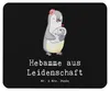Mr. & Mrs. Panda Mauspad Hebamme Leidenschaft - Schwarz - Produktbild-Vorschau 1