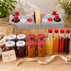 Dárková zavařovací sada v dřevěném košíku - sklenice na Náhled obrázku produktu 10