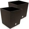 DEUBA® 2x Vaso da Fiori per Interno Esterno Fioriera Piante Anteprima dell’immagine prodotto 1