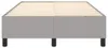 vidaXL Boxspringbettgestell Hellgrau 120x200 cm Stoff Produktbild-Vorschau 3