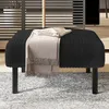MODFU Fußbank Polsterhocker aus Cord-Stoff,Sitzhocker Produktbild-Vorschau 2