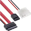 InLine Slimline SATA Kabel, Slimline SATA ST 13pol. (7+6) Produktbild-Vorschau 1
