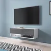 Selsey TV lowboard WANDER mobile TV in bianco opaco/grigio Anteprima dell’immagine prodotto 1