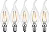 10 x LED Filament Kerze Windstoß 2W wie 25W klar E14 220lm Productafbeelding-voorbeeld 3