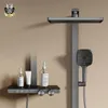 Système de douche EMKE avec thermostat, anthracite mat - Voir les images du produit 2